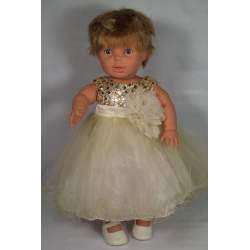 Babyjurkje Lara goudkleurig
