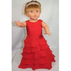 Baby feestjurk Wendy rood
