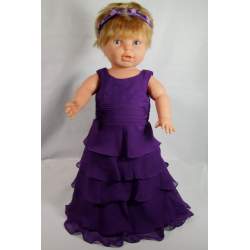 Baby feestjurk Wendy paars