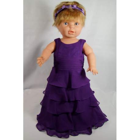 Baby feestjurk Wendy paars
