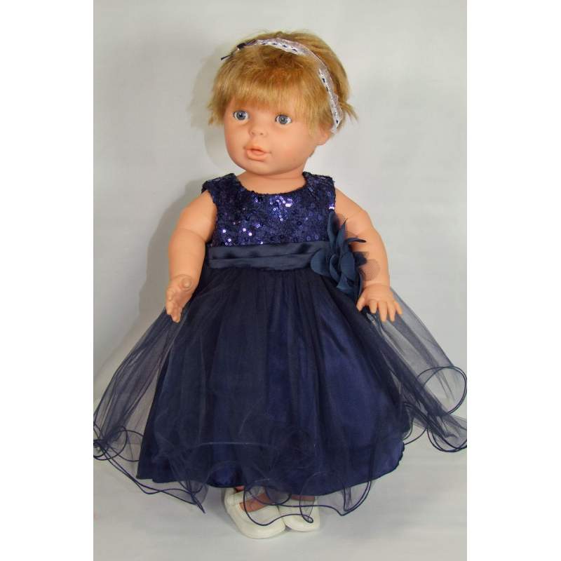 katoen Een zin snelweg Babyjurkje Lara donkerblauw - Stephanie's Bruidsmode - Kinderfeestkleding - Bruidsstyling katoen Een zin snelweg Babyjurkje Lara donkerblauw - Stephanie's Bruidsmode - Kinderfeestkleding - Bruidsstyling