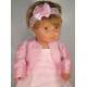 Baby feestjurk Viola roze