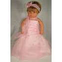 Baby feestjurk Viola roze