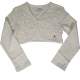 Bolero met strikjes en parels