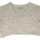 Bolero met strikjes en parels