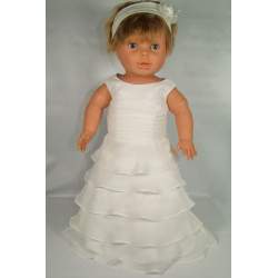 Baby feest jurk Wendy ivoor