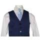 Jongenskostuum effen kobalt blauw