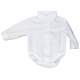Baby overhemd romper wit katoen 