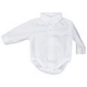 Baby overhemd romper wit katoen 